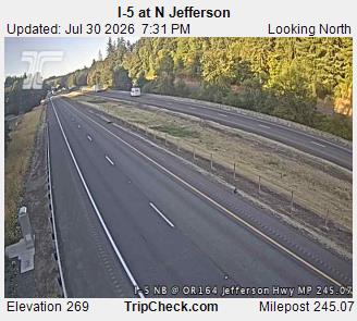 I-5 NB at N Jefferson